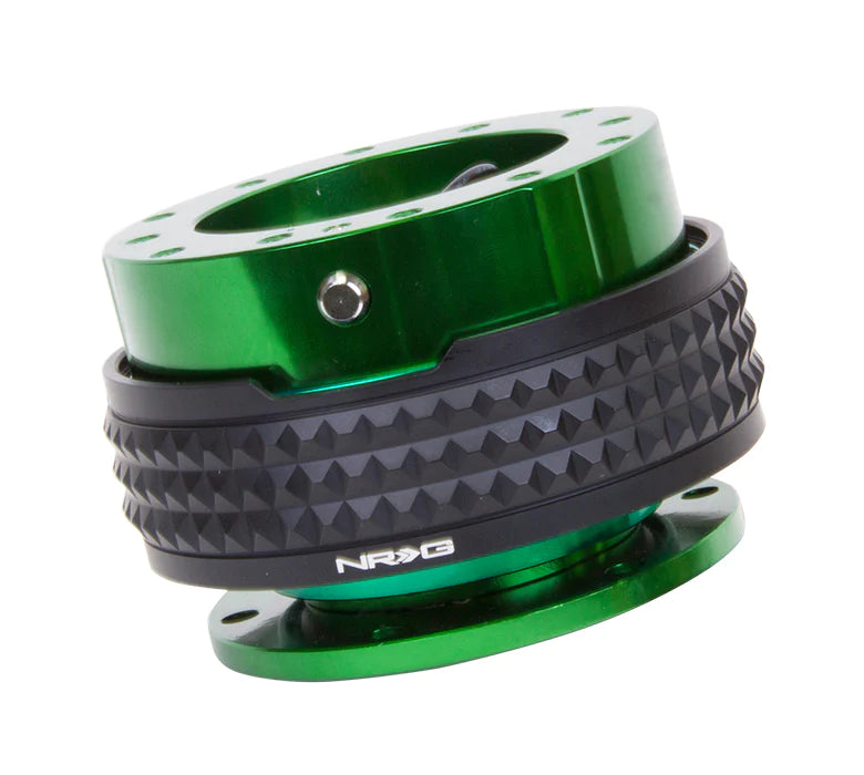 NRG Quick Release 2.1 - Green Body / Black Pyramid Ring