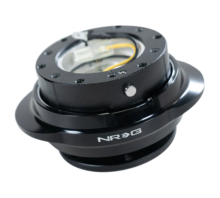 NRG Quick Release 2.2 - Black Body / Shinny Black Oval Ring