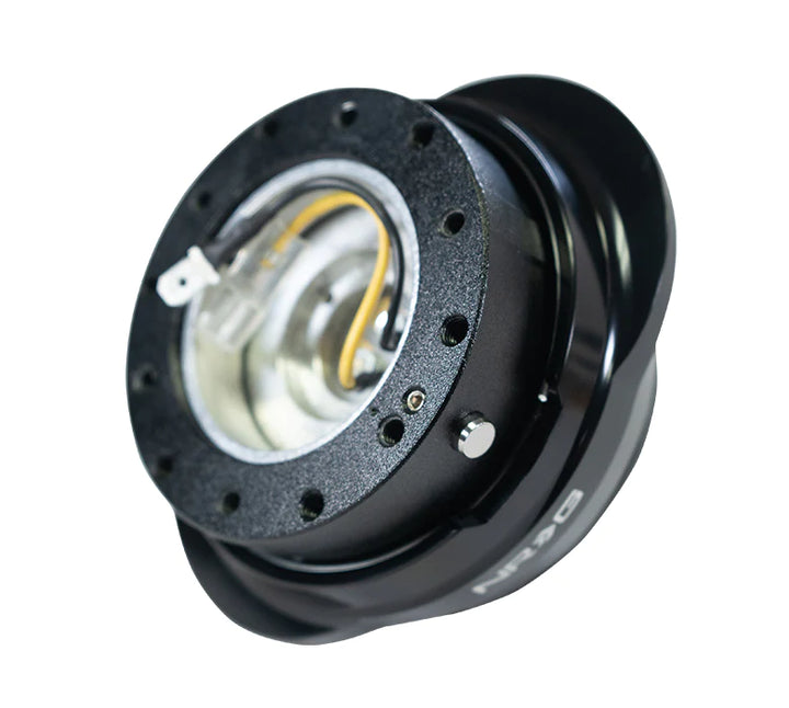 NRG Quick Release 2.2 - Black Body / Shinny Black Oval Ring