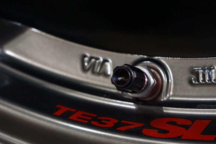 Dress Up Bolts Titanium Valve Stem Caps - Gear Design - DressUpBolts.com