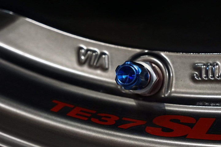 Dress Up Bolts Titanium Valve Stem Caps - Gear Design - DressUpBolts.com