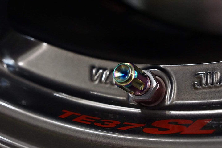 Dress Up Bolts Titanium Valve Stem Caps - Gear Design - DressUpBolts.com