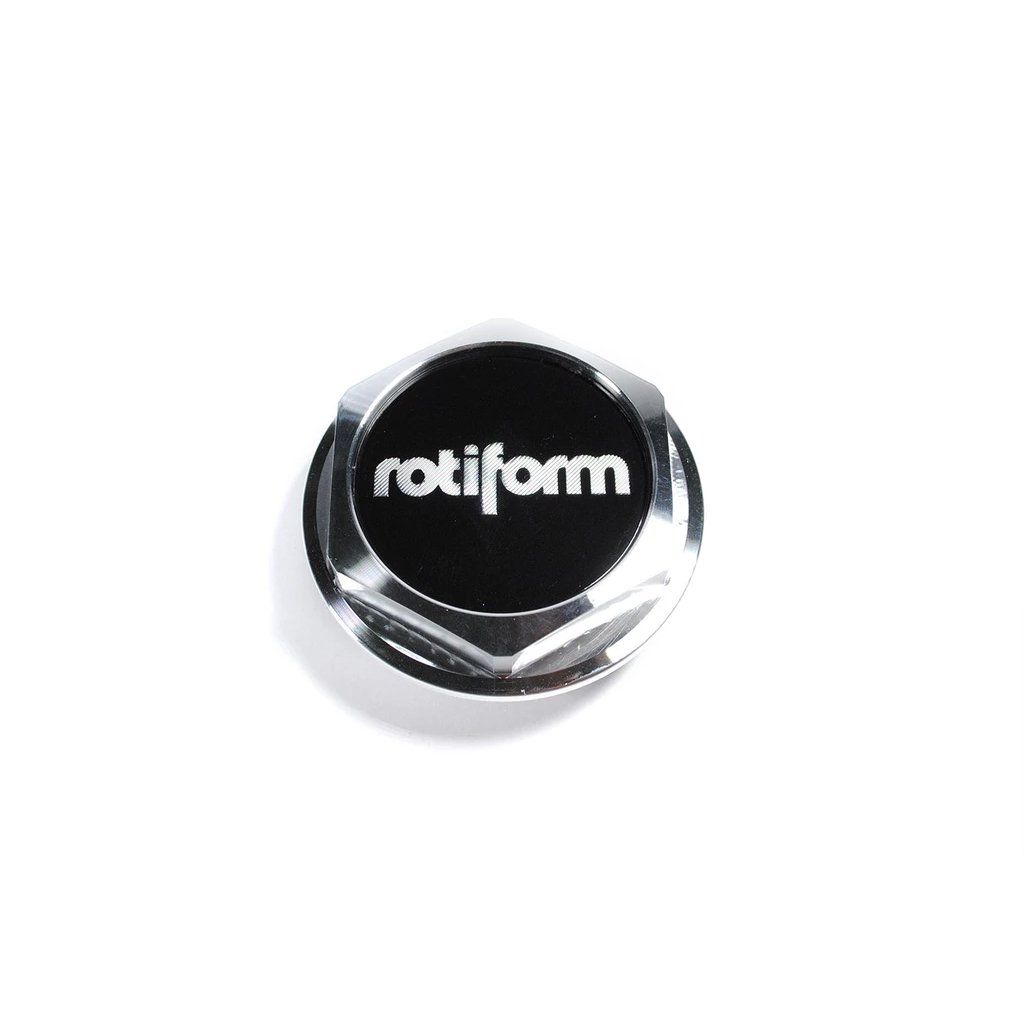 Rotiform Billet Hex Center Cap (AeroDisc) - Machined Silver - Lowered Lifestyle