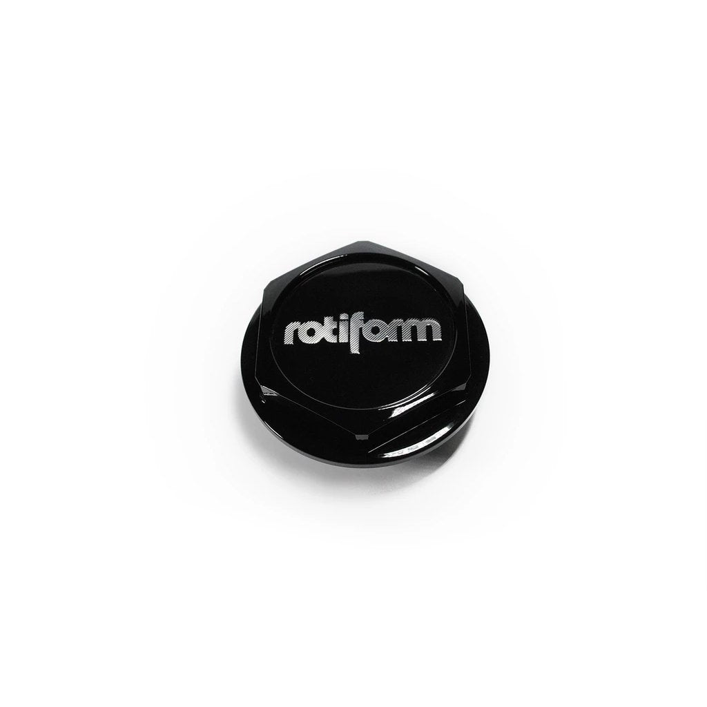 Rotiform Billet Hex Center Cap (AeroDisc) - Black - Lowered Lifestyle
