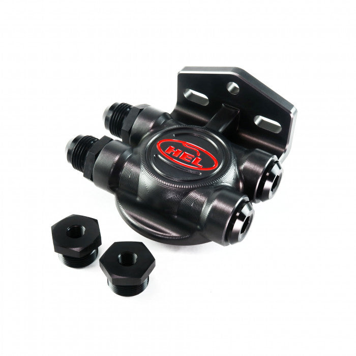 HEL Performance Universal M20 or 3/4" UNF Oil Filter Relocation Kit -8AN