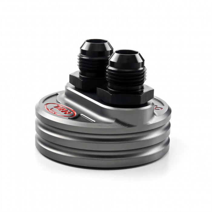 HEL Performance Solid Billet Oil Filter Relocation Take Off