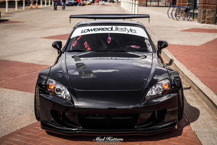 Motorsport Banner - White / Black
