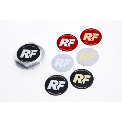 Rotiform Hex Center Cap Insert - "RF" Logo - Lowered Lifestyle
