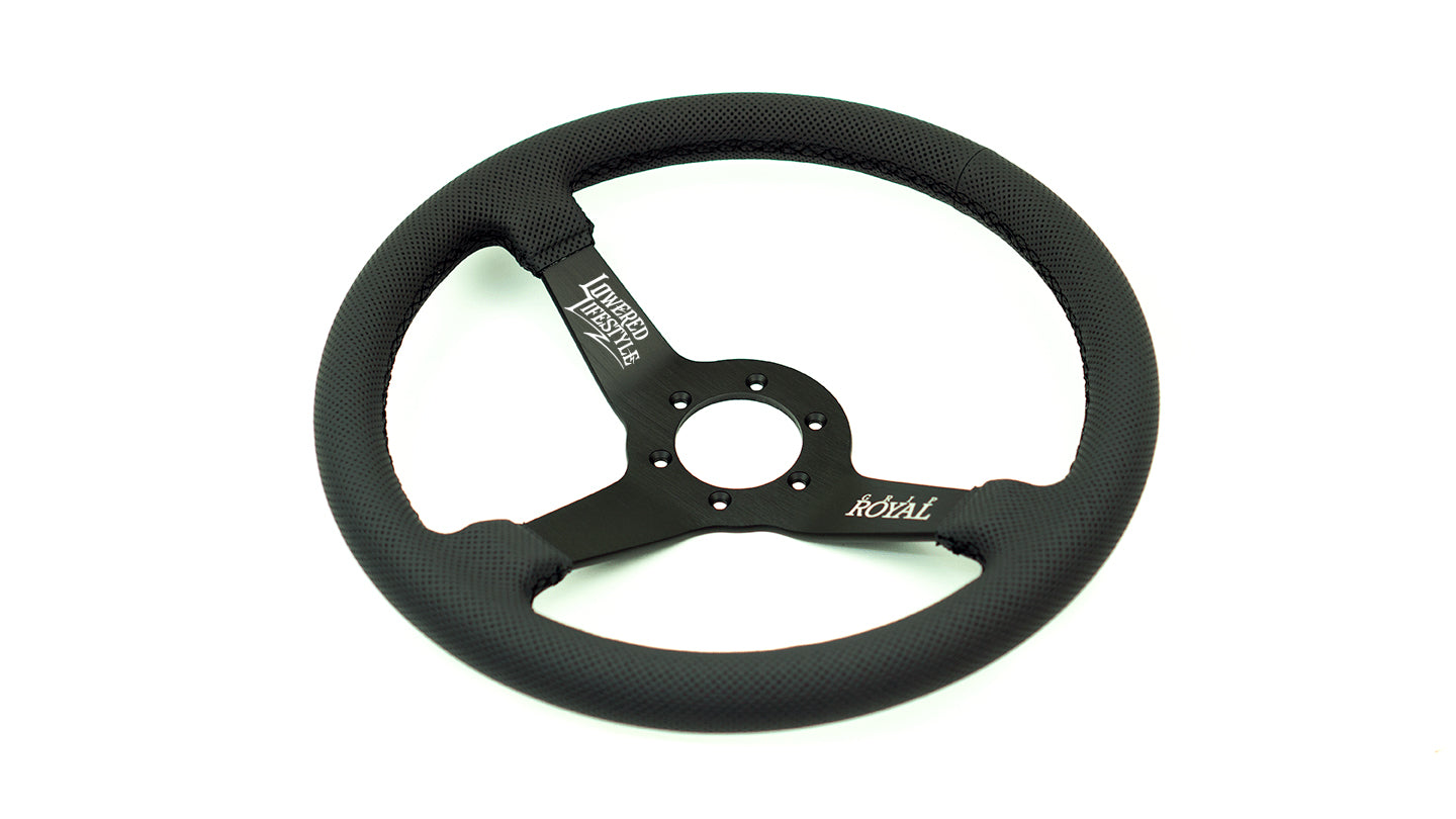 Grip Royal Steering Wheel - Perforated Leather Brute (Official Collab) –  Lowered Lifestyle